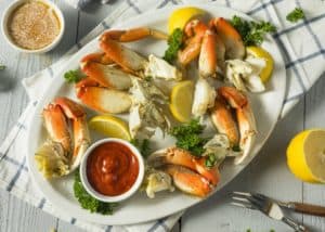 Dungeness Crab Legs Snap and Eat Sections