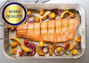 Baker Wild Sockeye Salmon Fillets Sushi Quality