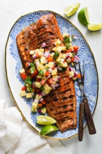 grilled sockeye salmon